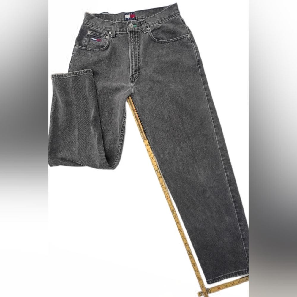Tommy Hilfiger Vintage 90s Black Jeans 32 - Picture 5 of 6